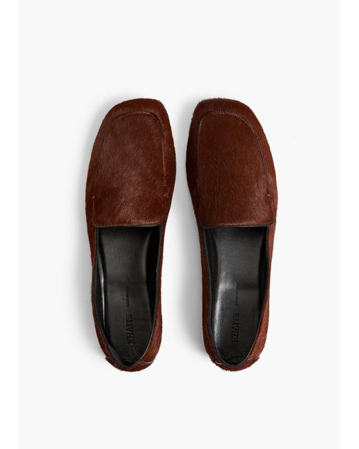 Khaite White Monroe Loafer
