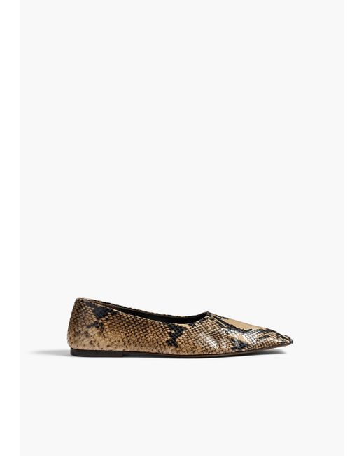 Khaite White Marlene Ballerina