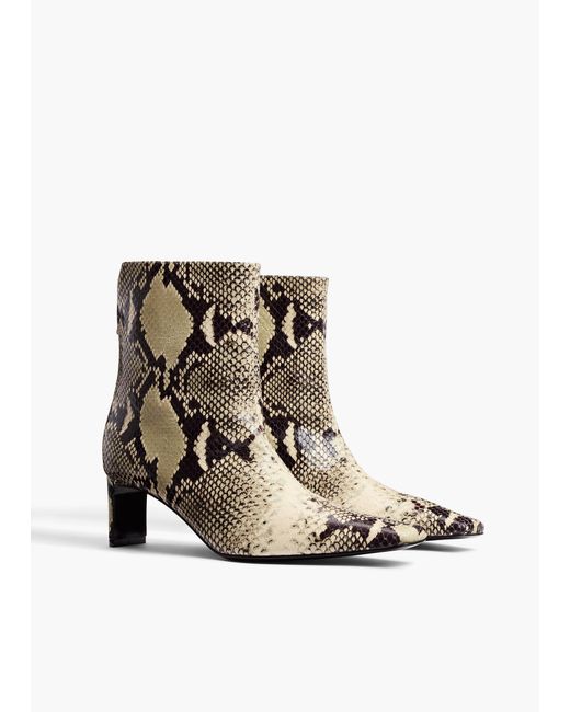 Khaite White Ona Ankle Boot