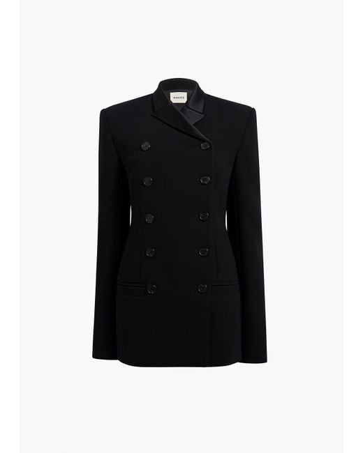 Khaite Black Sabel Jacket