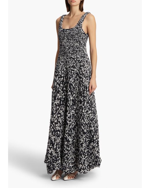 Khaite White Exclusive Twigs Dress