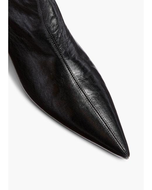Khaite White Andee Knee-High Boot