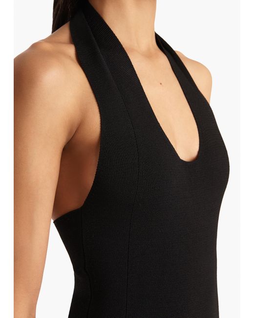Khaite Black Toto Bodysuit