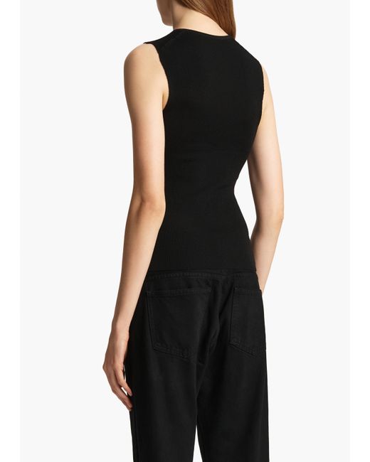 Khaite Black Renato Top