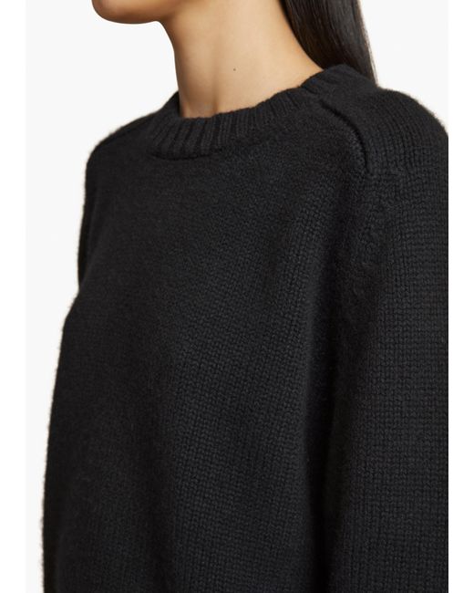 Khaite Black Mae Sweater