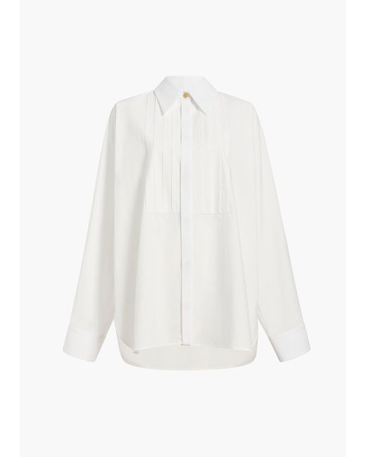 Khaite White Dimitri Top