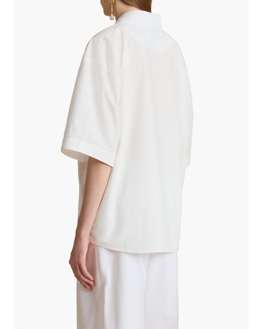 Khaite White Owen Top