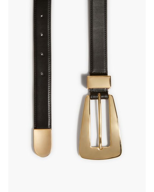 Khaite White Lucca Belt