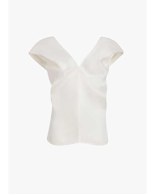 Khaite White Ami Top