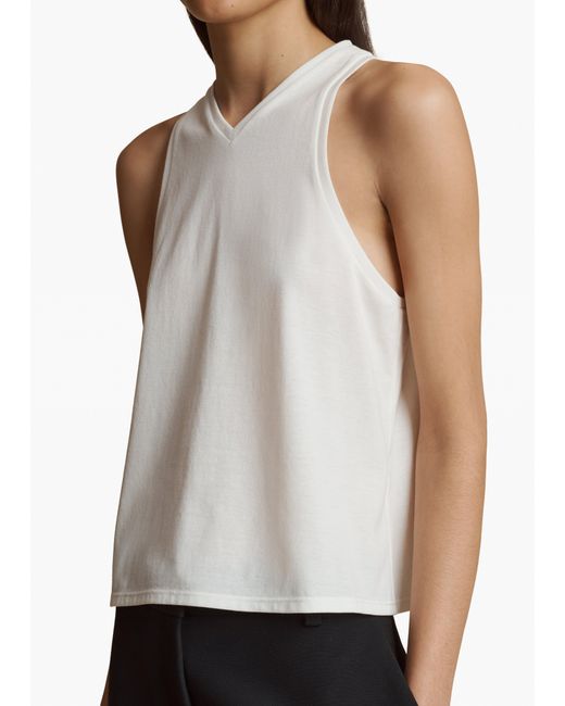 Khaite White Netta Top