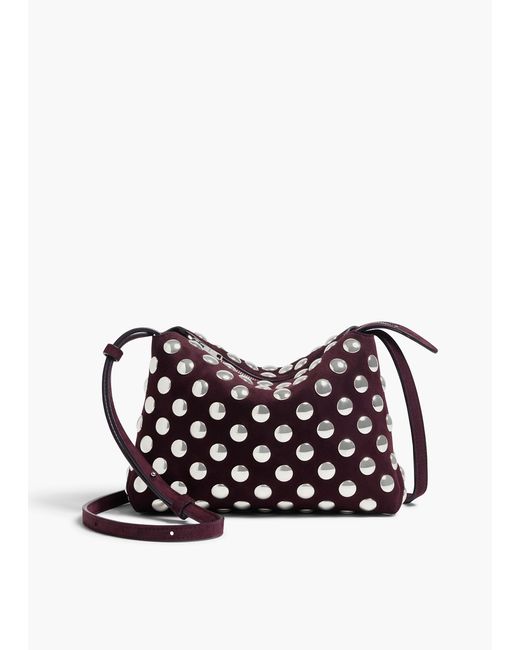 Khaite White Lina Crossbody Bag