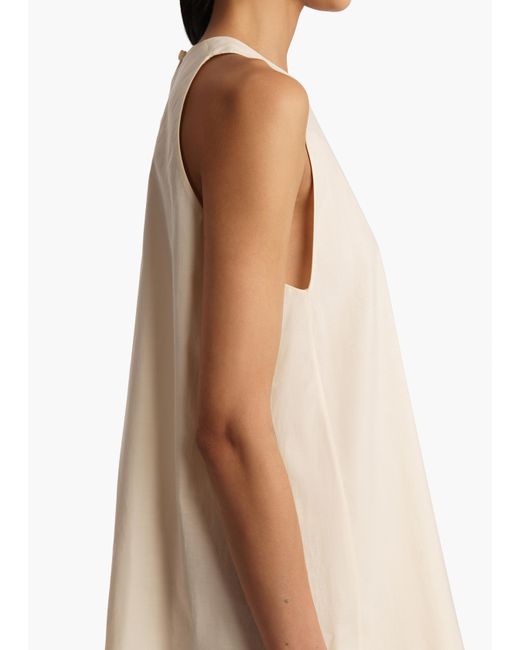 Khaite White Clay Dress