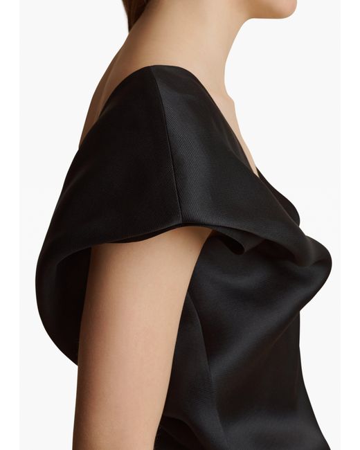 Khaite Black Ami Top