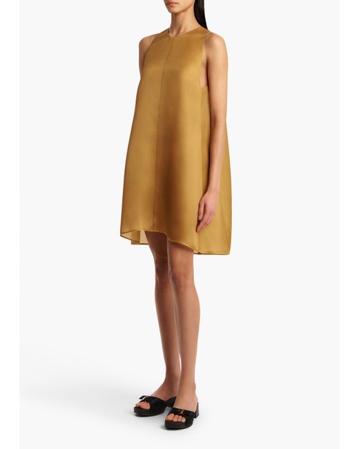 Khaite Yellow Exclusive Clay Dress