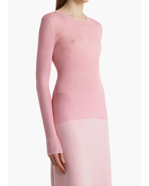 Khaite Pink Mosi Top