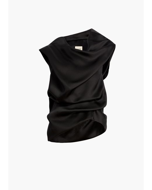 Khaite Black Luola Top