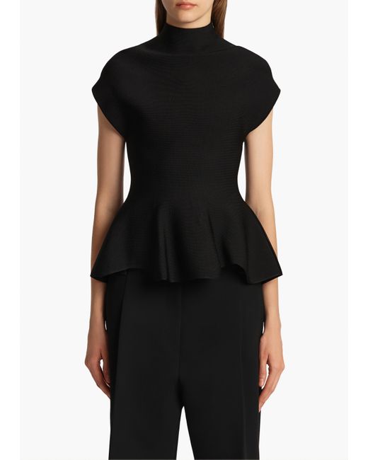Khaite Black Andra Top