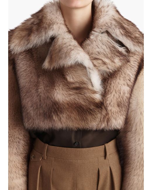 Khaite Natural Exclusive Stallone Shearling Jacket