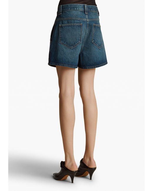 Khaite Blue Bacalo Short