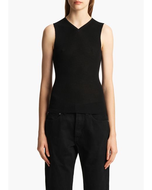 Khaite Black Renato Top
