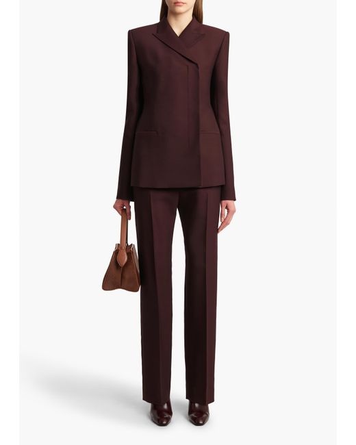 Khaite Purple Silvannah Jacket