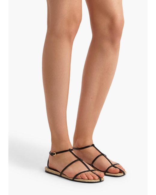 Khaite White Cage Flat Sandal