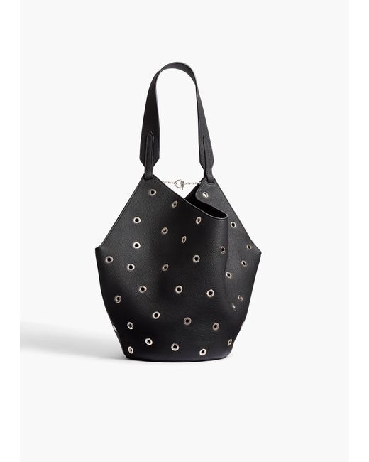 Khaite Black Small Lotus Tote