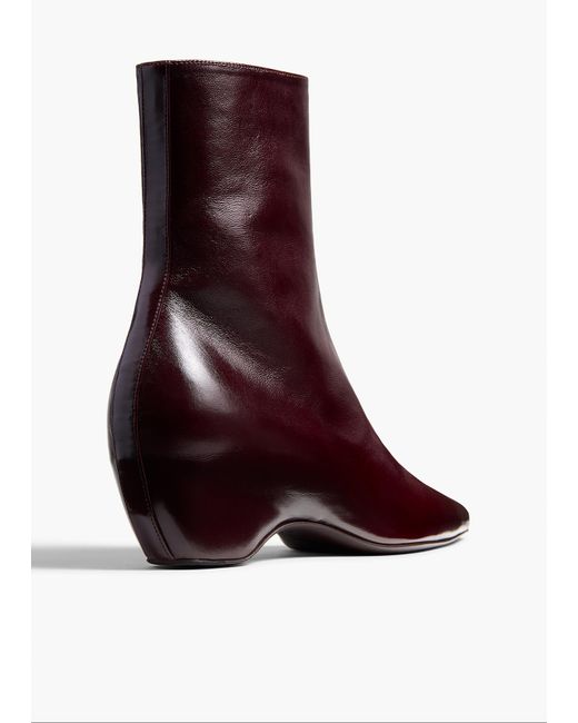 Khaite White Sybil Ankle Boot