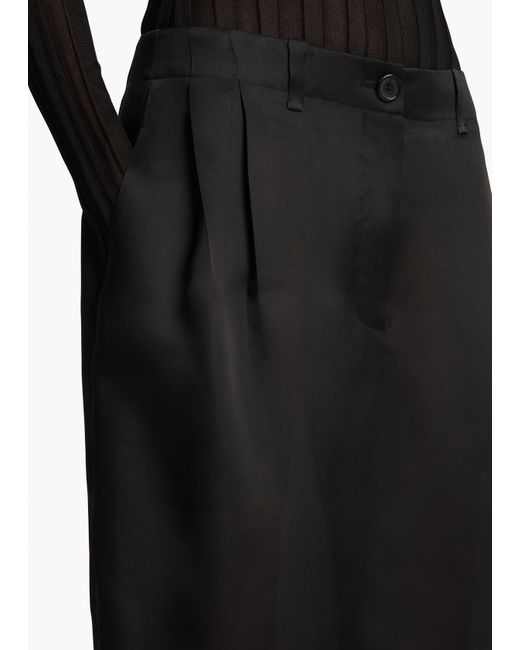 Khaite Black Lucian Skirt