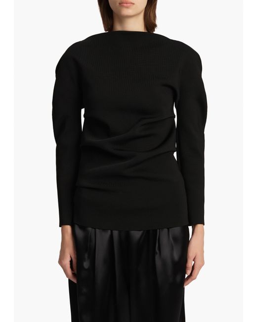 Khaite Black Lovisa Top