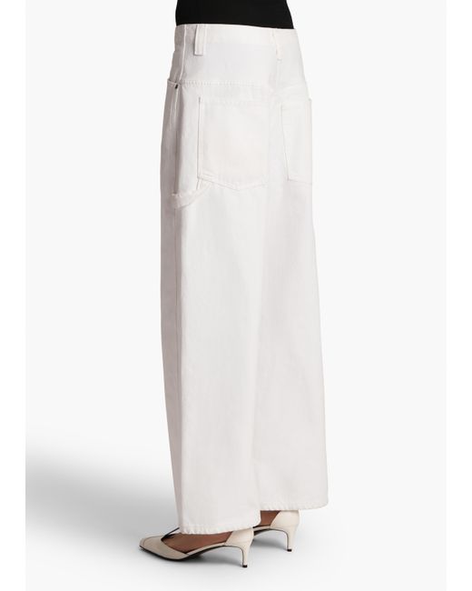 Khaite White Sowen Jean