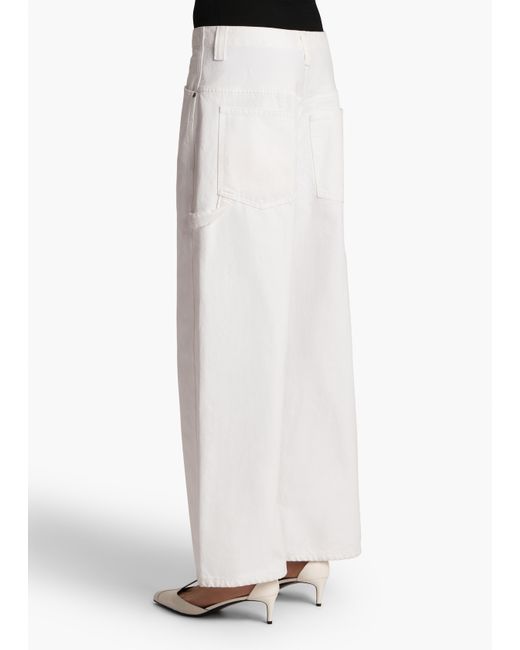 Khaite White Sowen Jean
