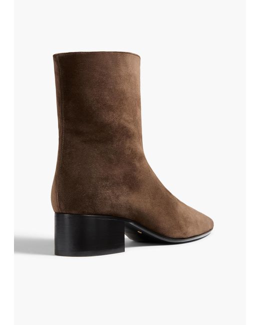 Khaite Brown Andee Ankle Boot