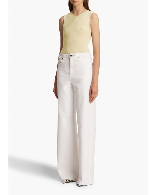 Khaite White Renato Top