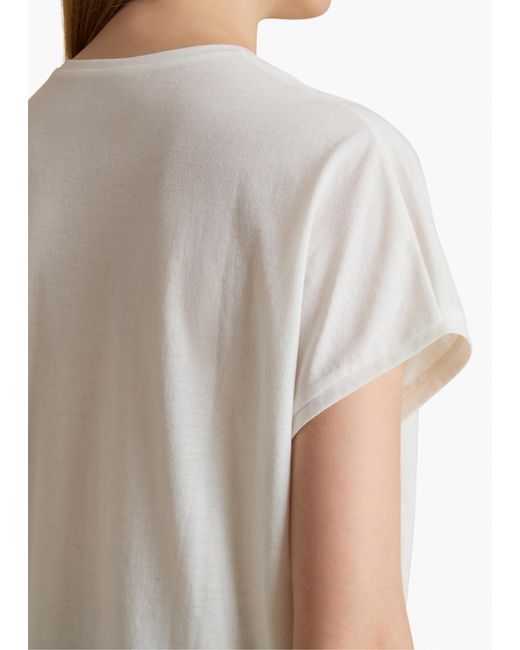 Khaite White Devra Top