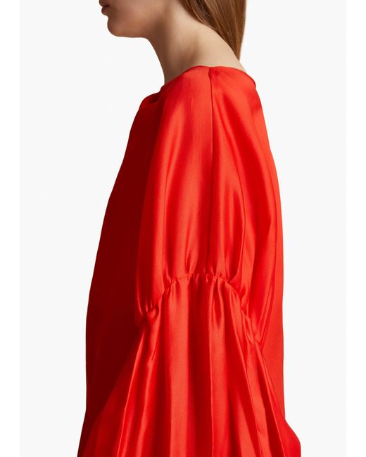 Khaite Red Quico Top