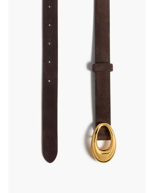 Khaite White Olivia Belt