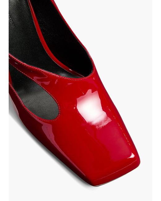 Khaite Red Eva Asymmetric Pump