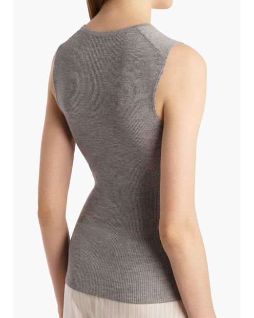 Khaite Gray Renato Top