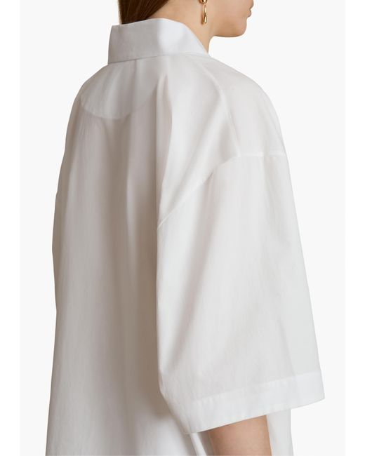Khaite White Owen Top