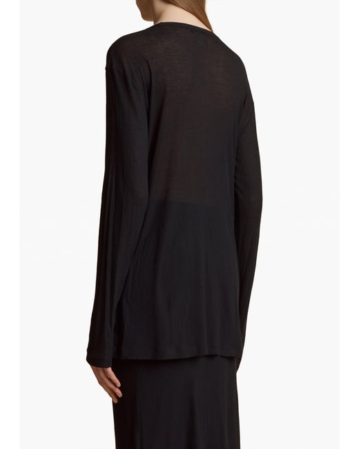 Khaite Black Morton Top