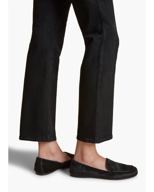 Khaite Black Vivian Stretch Jean