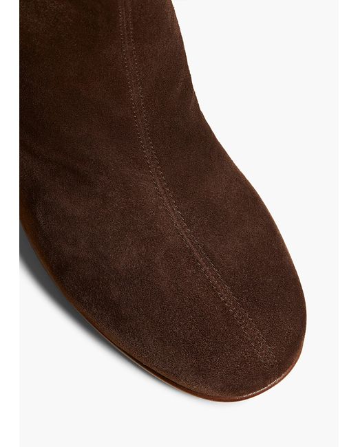 Khaite Brown Willow Knee-High Boot