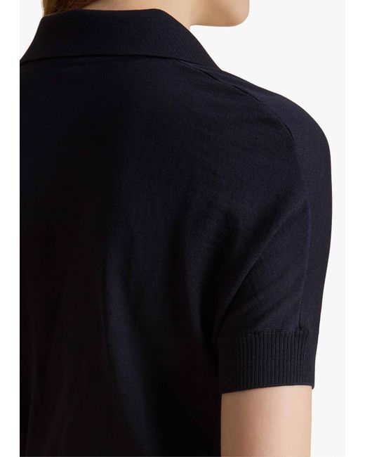 Khaite Blue Morgane Top