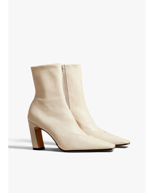 Khaite White Nevada Stretch High Boot