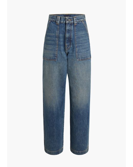 Khaite Blue Hewitt Jean