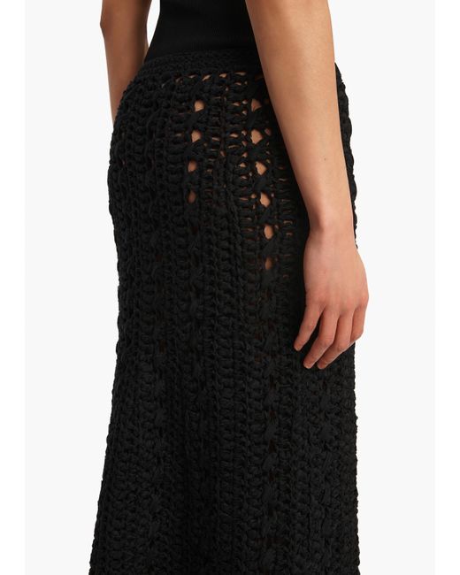 Khaite Black Ryder Skirt