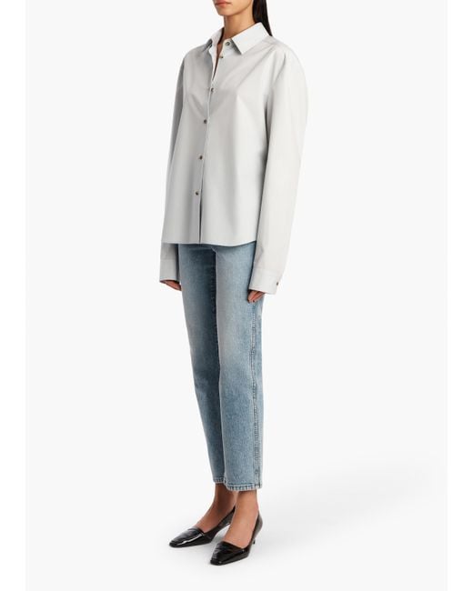 Khaite Blue Abigail Stretch Jean