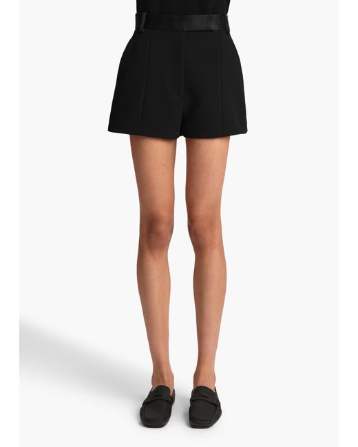 Khaite Black Cullen Short