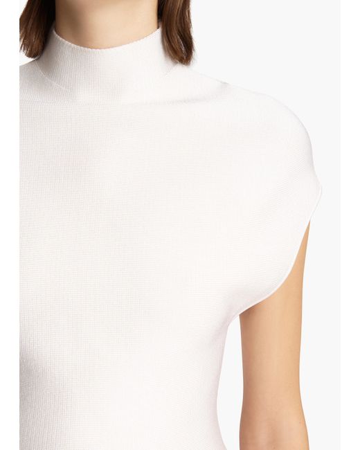 Khaite White Andra Top